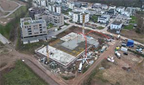 Luftbild Baugebiet Castelnau Mattheis in Trier